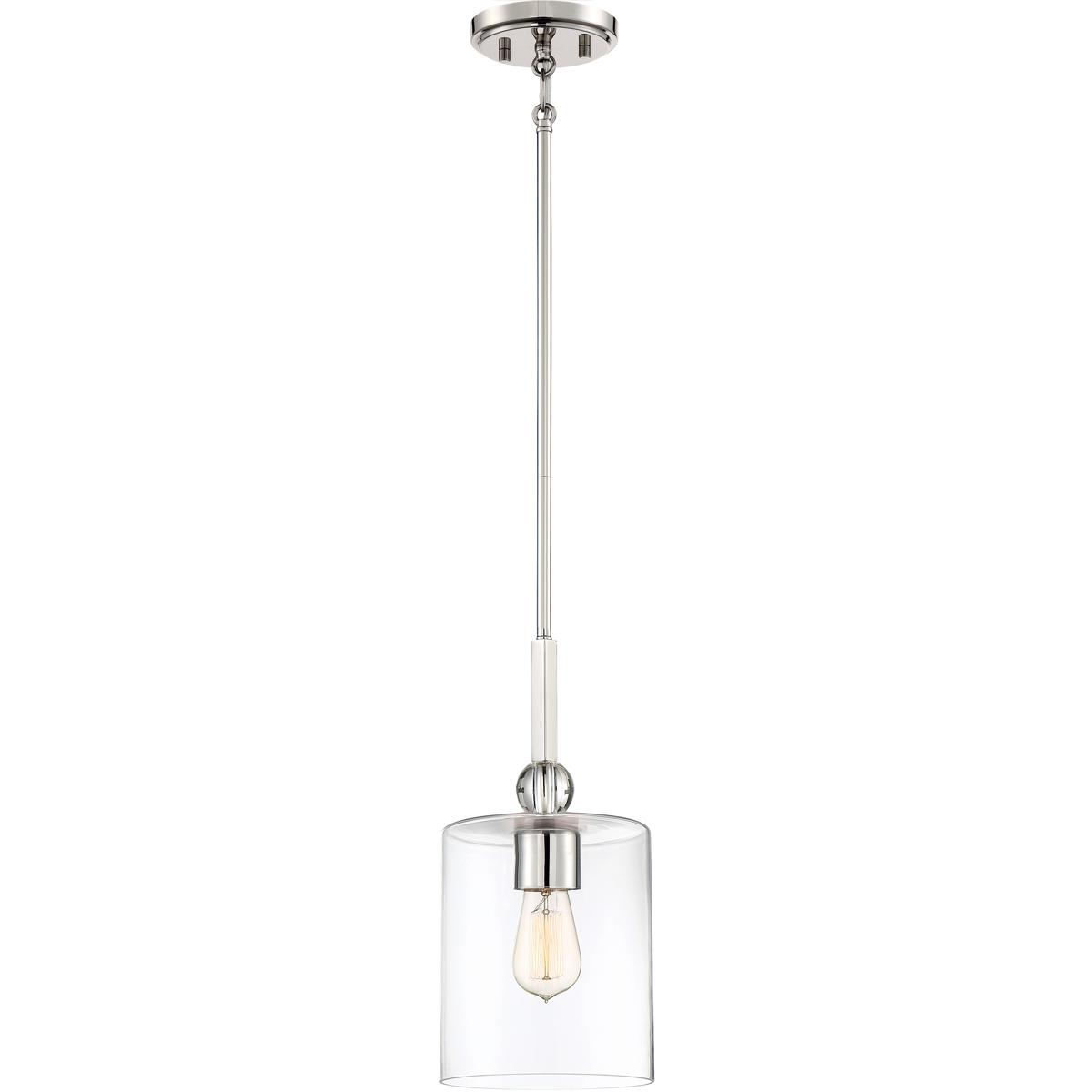 Minka-Lavery 3089-613 Studio 5 1 Light 7 inch Polished Nickel Mini Pendant Ceiling Light
