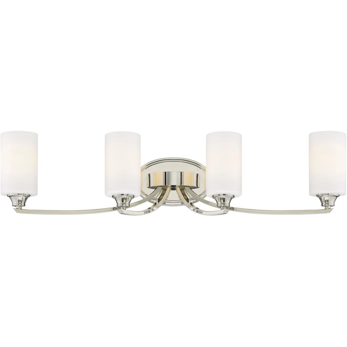 Minka-Lavery 3984-613 Tilbury 4 Light 33 inch Polished Nickel Bath Light Wall Light