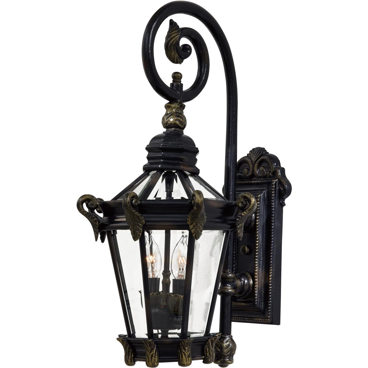 Minka-Lavery 8931-95 Stratford Hall 2 Light 25 inch Heritage/Gold Outdoor Wall Mount, Great Outdoors