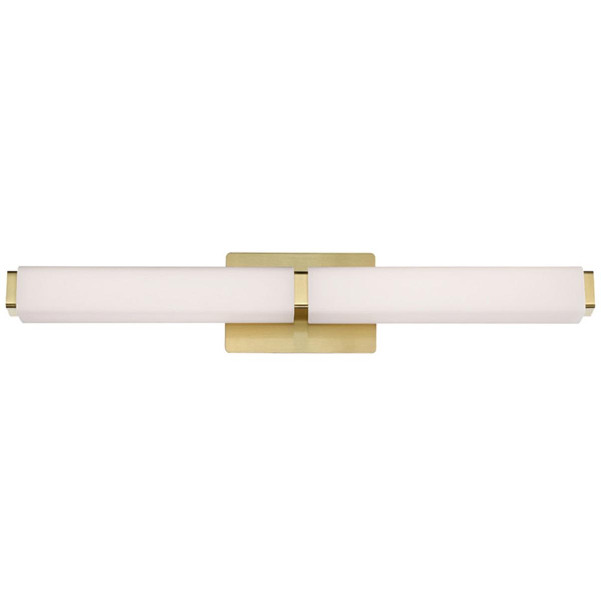 Modern Forms WS-3127-35-BR Vogue LED 27 inch Brushed Brass Bath Vanity & Wall Light in 3500K, 27in.