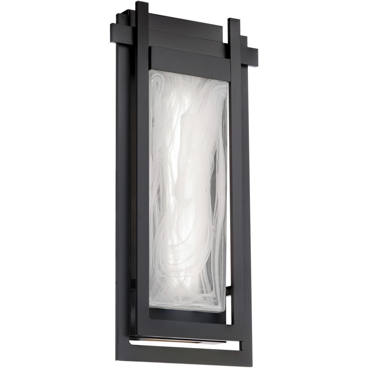 Modern Forms WS-W64322-BK Haze 1 Light 22 inch Black Outdoor Wall Light