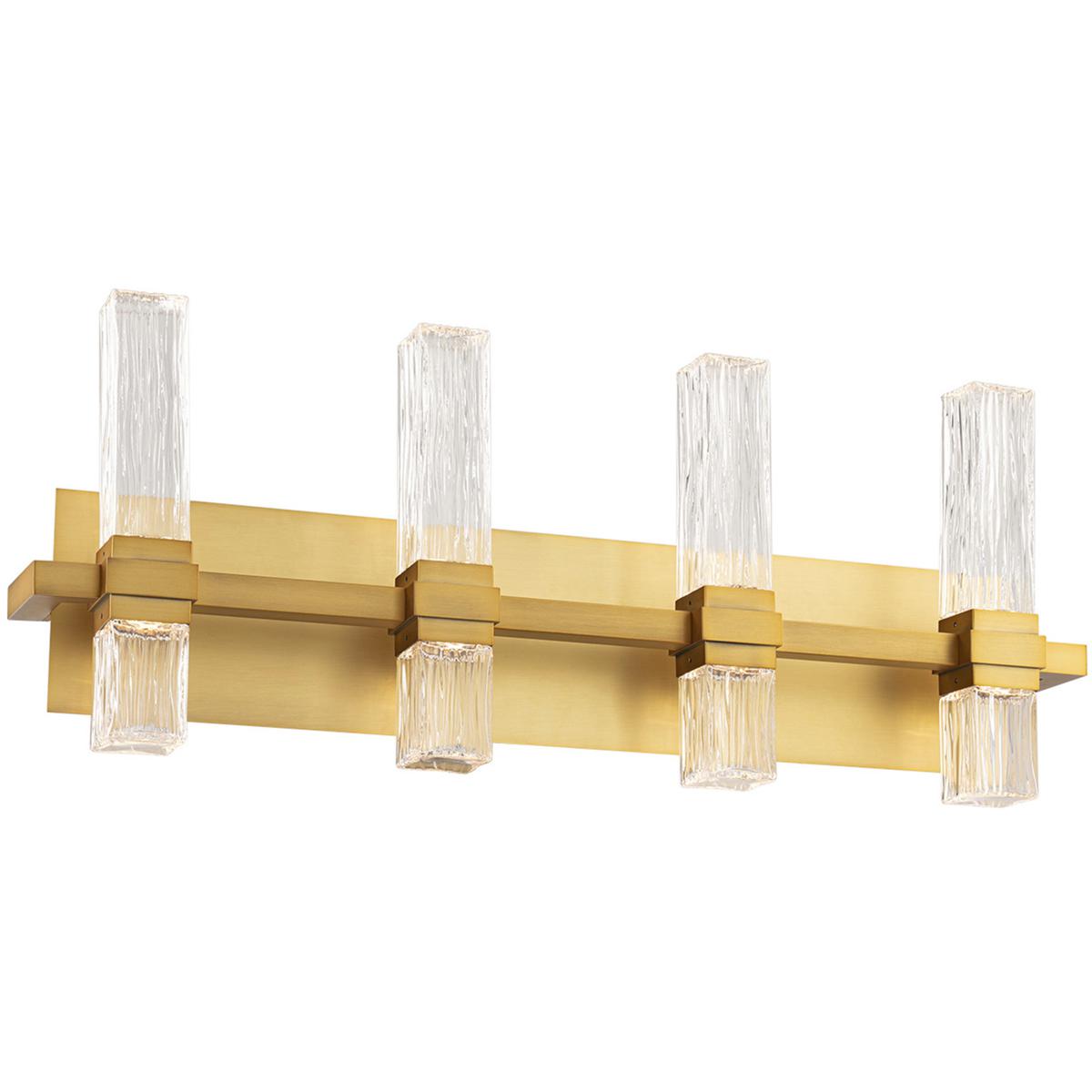 Modern Forms WS200624-TWA-AB Cinaplex LED 24.5 inch Aged Brass Bath Vanity & Wall Light