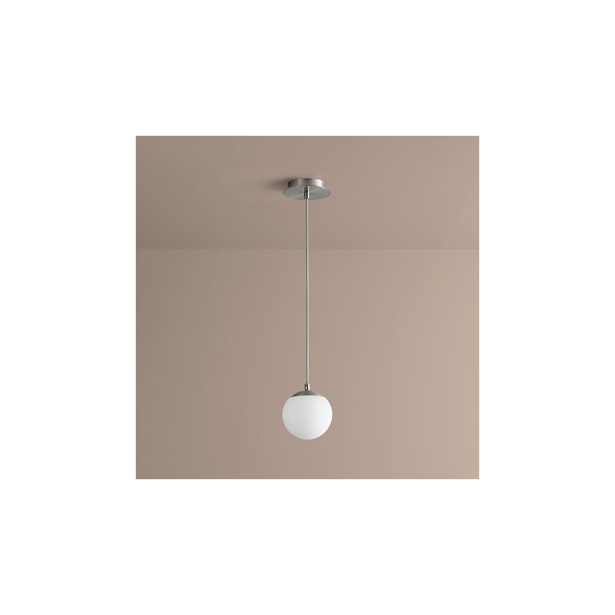 Oxygen Lighting 3-670-24 Luna LED 6 inch Satin Nickel Pendant Ceiling Light in 3000K