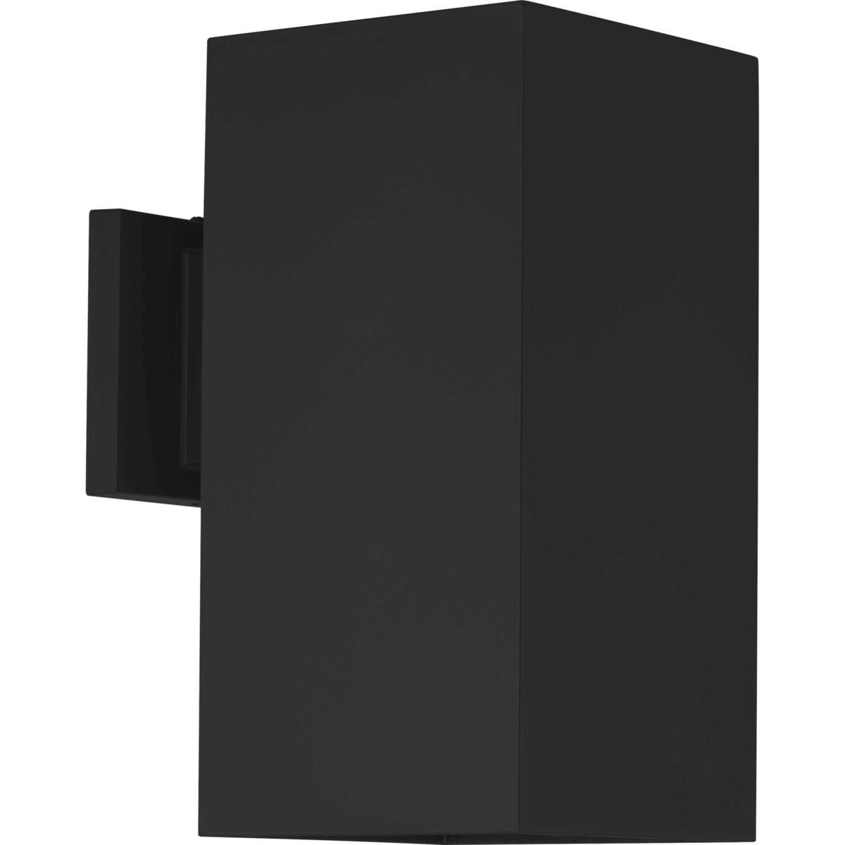 Progress P5643-31 Square Outdoor Wall Lantern in Black, Standard Lamping