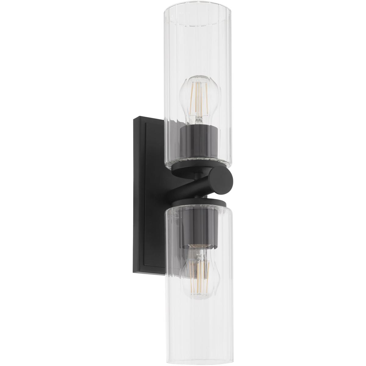 Quorum 540-2-59 Mercier 2 Light 4.75 inch Matte Black Wall Mount Wall Light
