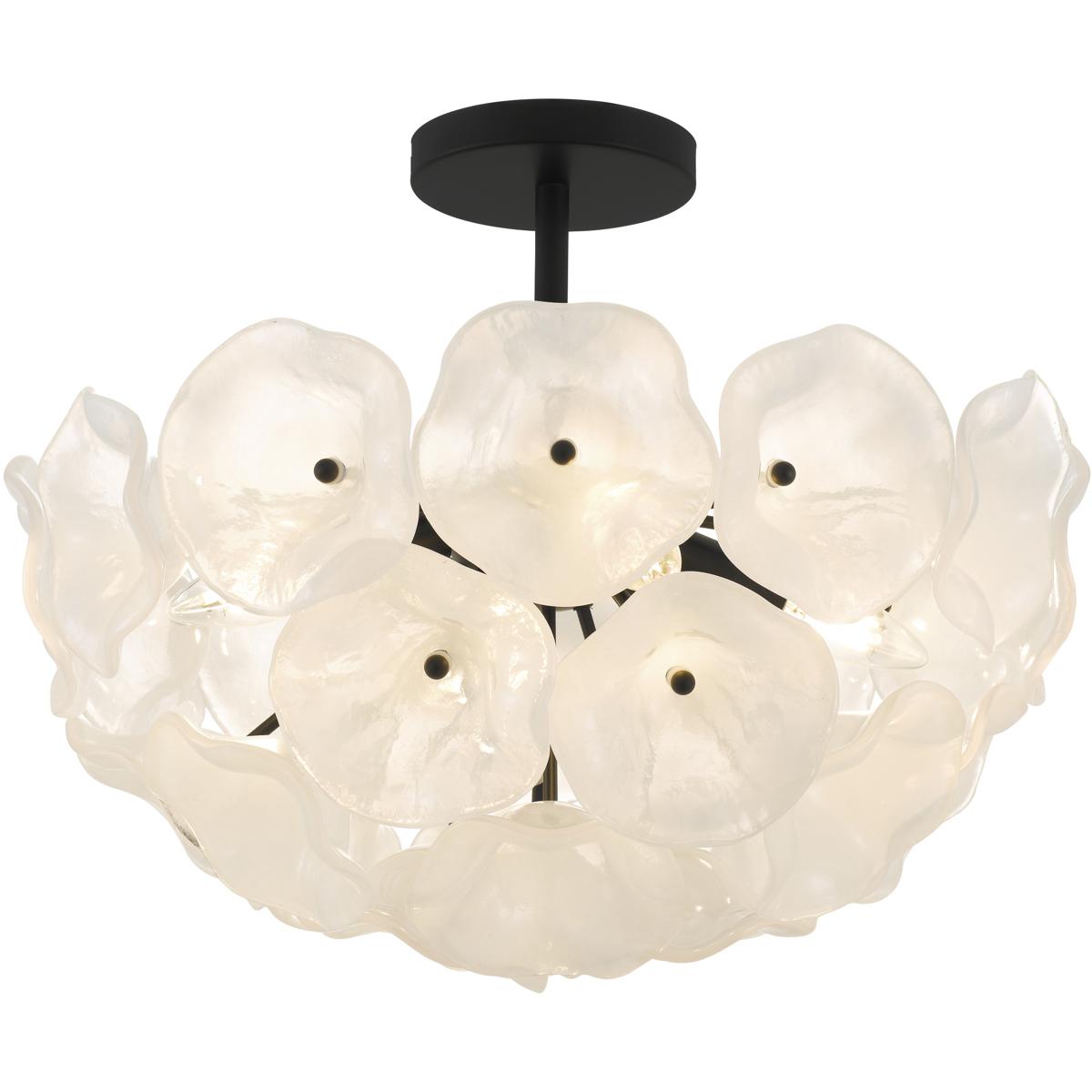 Quoizel AUD1718MBK Audrey 4 Light 18.75 inch Matte Black Semi-Flush Mount Ceiling Light