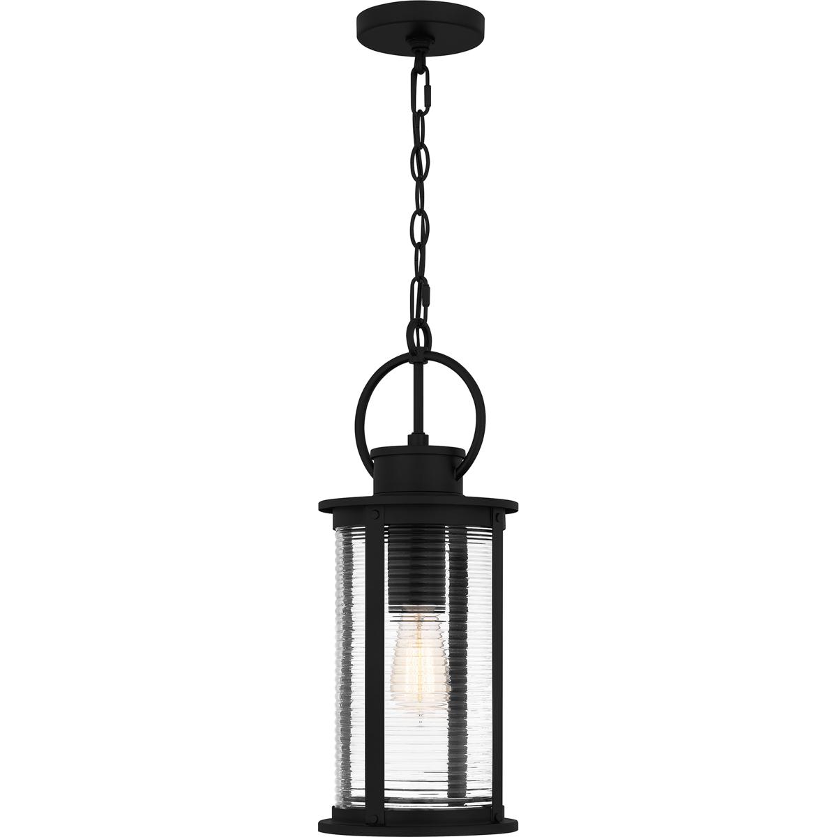 Quoizel TLM1507MBK Tilmore 1 Light 7.5 inch Matte Black Mini Pendant Ceiling Light, Small