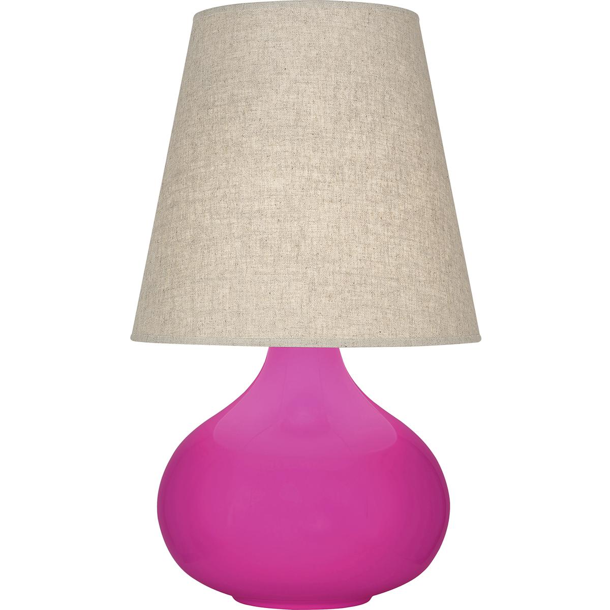 Robert Abbey RZ91 Small June 23.5 inch 150 watt Razzle Rose Glaze Accent Lamp Portable Light in Buff Linen