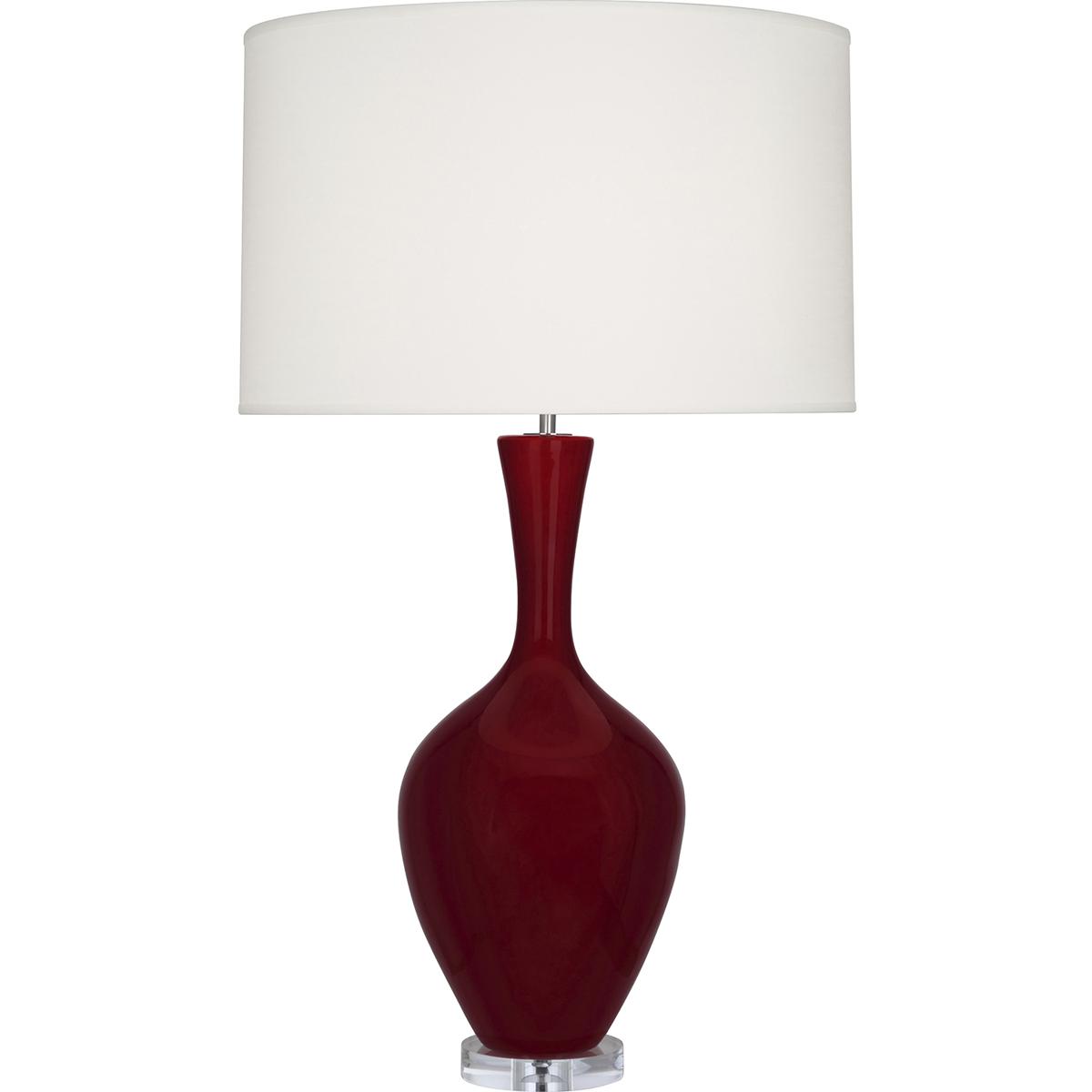 Robert Abbey SA980 Audrey 33.5 inch 150 watt Sangria Glaze Table Lamp Portable Light