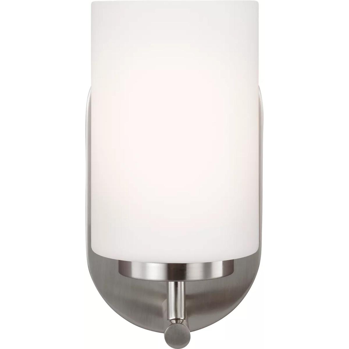 Generation Lighting 41160EN3-962 Oslo 1 Light 4.75 inch Brushed Nickel Wall Bath Fixture Wall Light