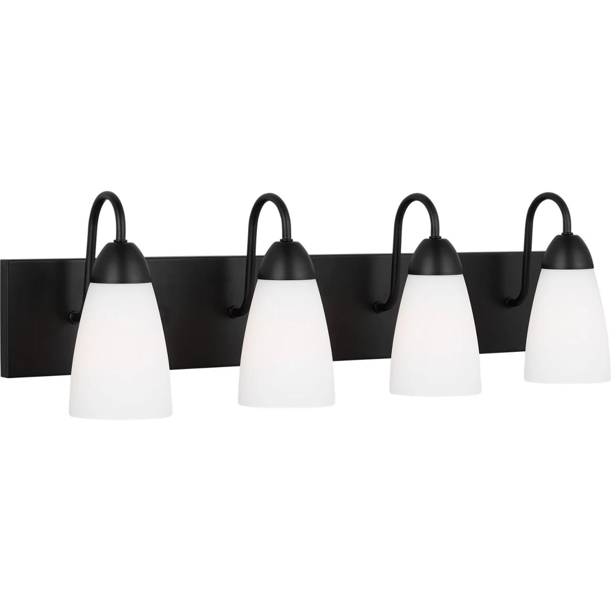 Generation Lighting 4420204-112 Sean Lavin Seville 4 Light 28.38 inch Midnight Black Wall Bath Fixture Wall Light