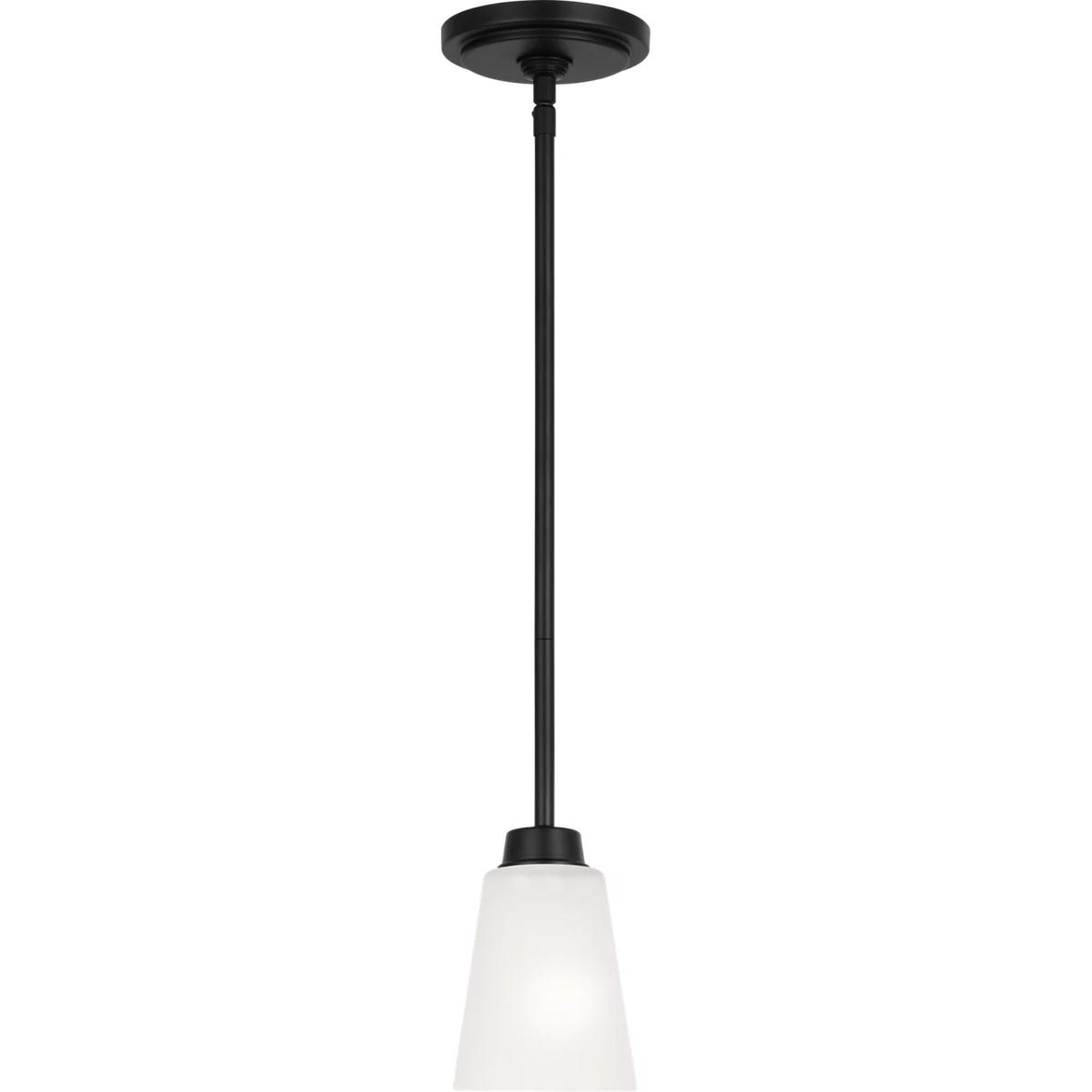 Generation Lighting 6115201-112 Kerrville 1 Light 4.38 inch Midnight Black Pendant Ceiling Light
