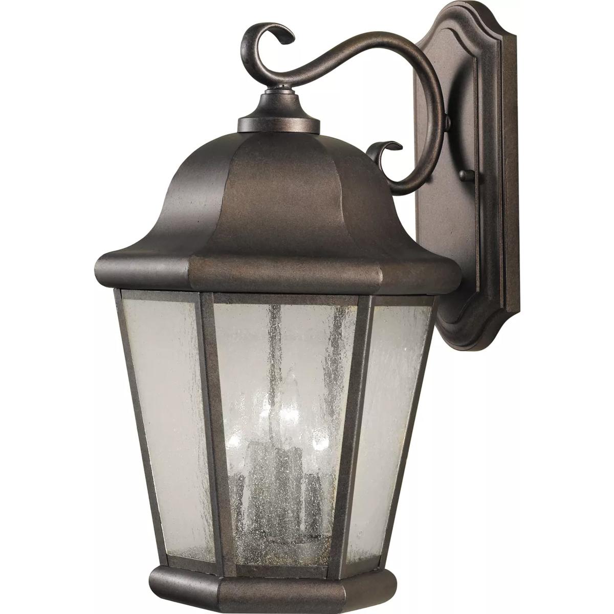Generation Lighting OL5904EN/CB Martinsville 4 Light 20 inch Corinthian Bronze Outdoor Wall Lantern, Extra Large
