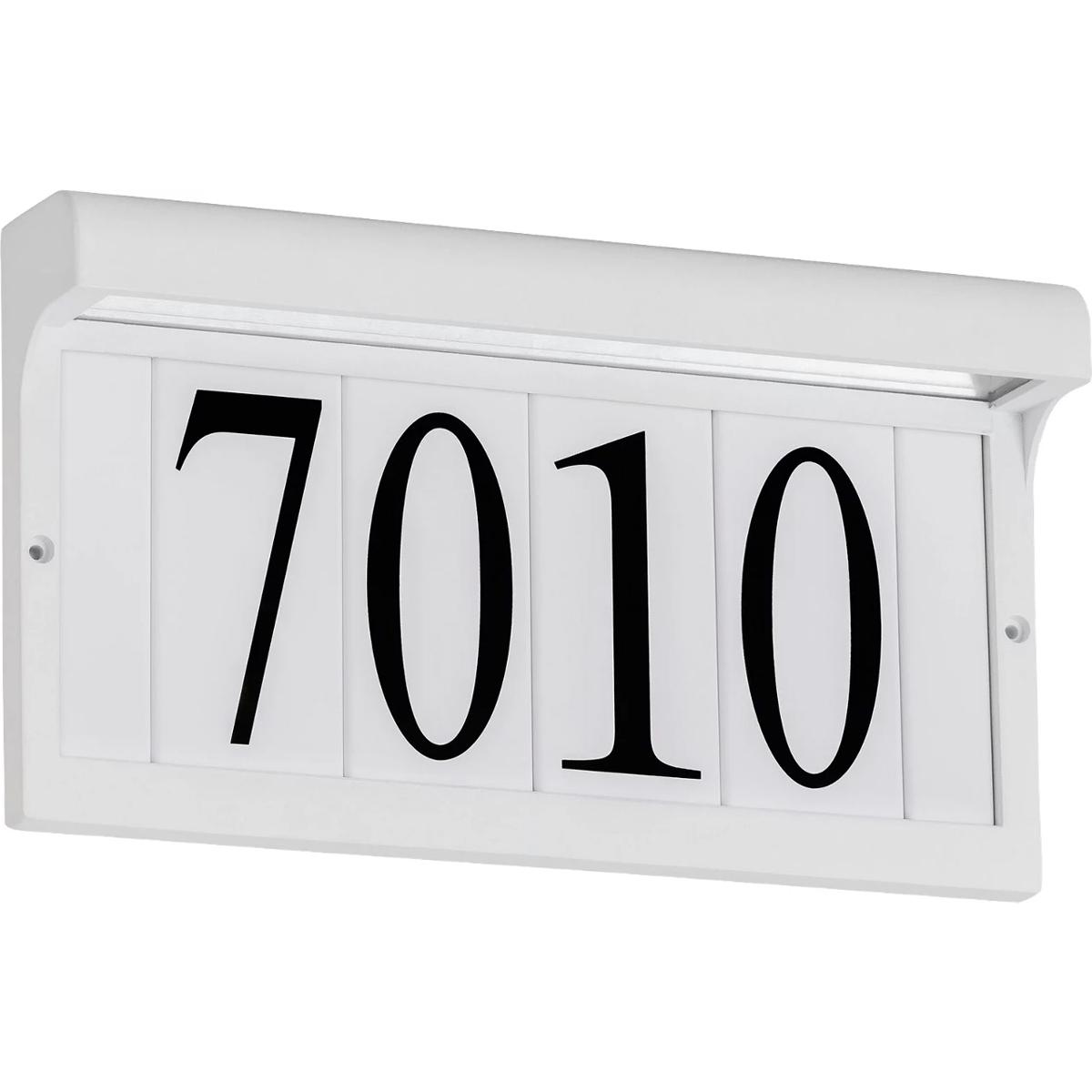 Generation Lighting 96091S-15 LED Address Light LED 6.88 inch White Address Light