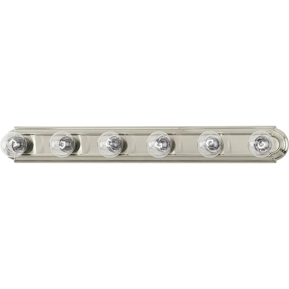 Generation Lighting 4702-962 De-Lovely 6 Light 36 inch Brushed Nickel Bath Vanity Wall Sconce Wall Light