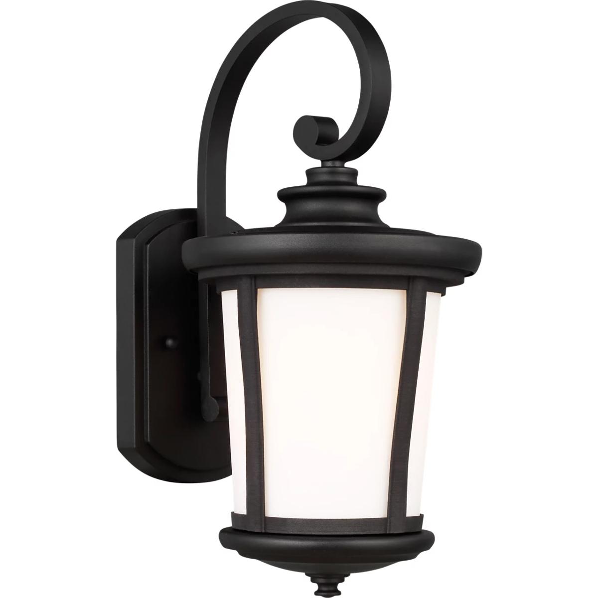 Generation Lighting 8619301EN3-12 Eddington 1 Light 16.13 inch Black Outdoor Wall Lantern, Medium