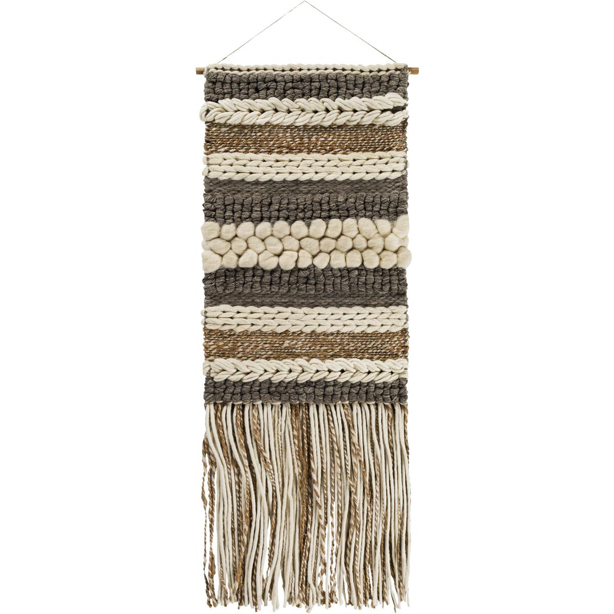 Surya AFE1000-2470 Artifice II Cream Wall Hanging, Rectangle