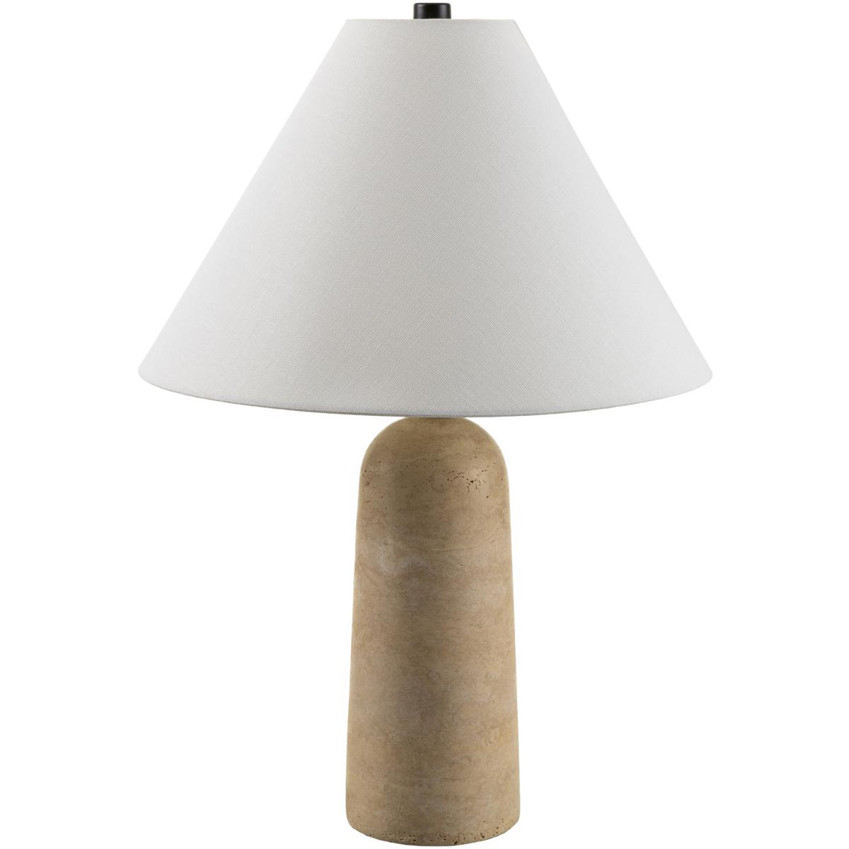 Surya AGA-007 Agate 22 inch 60 watt Beige Accent Table Lamp Portable Light