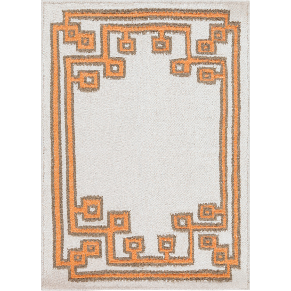 Surya AMD1018-23 Alameda 36 X 24 inch Burnt Orange, Khaki, Taupe Rug