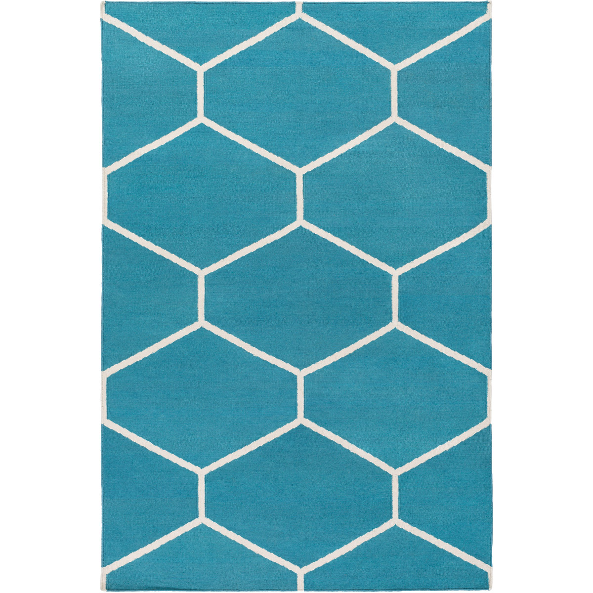 Surya ATM3013-576 Atrium 90 X 60 inch Denim, Ivory Rug