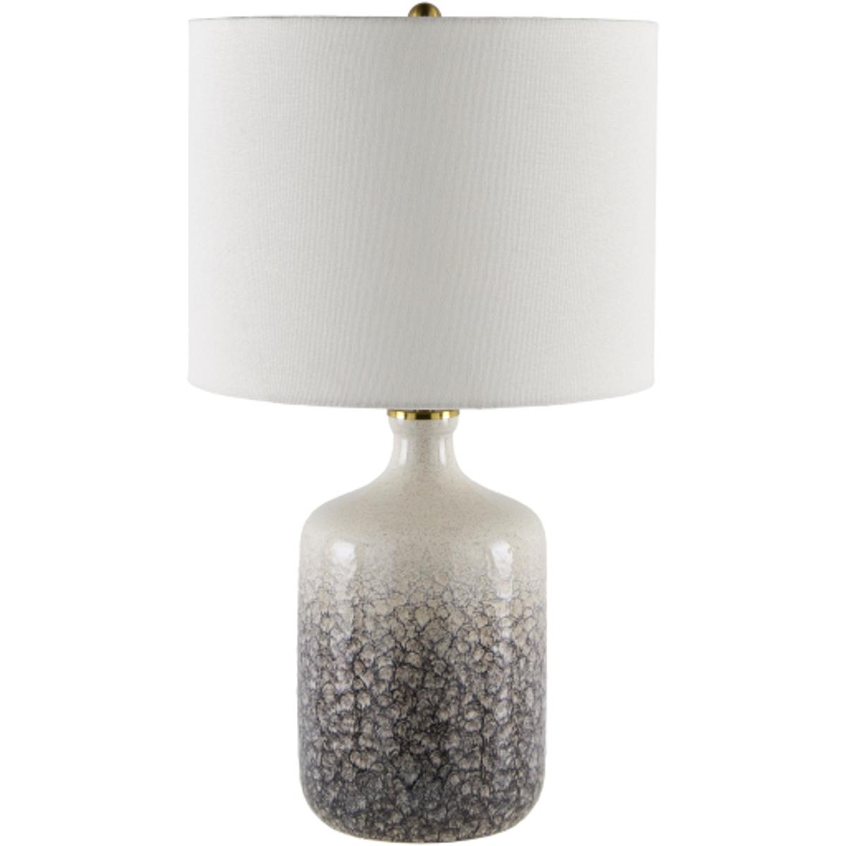 Surya BNI-001 Benin 23 inch 100 watt Glazed and Painted Accent Table Lamp Portable Light