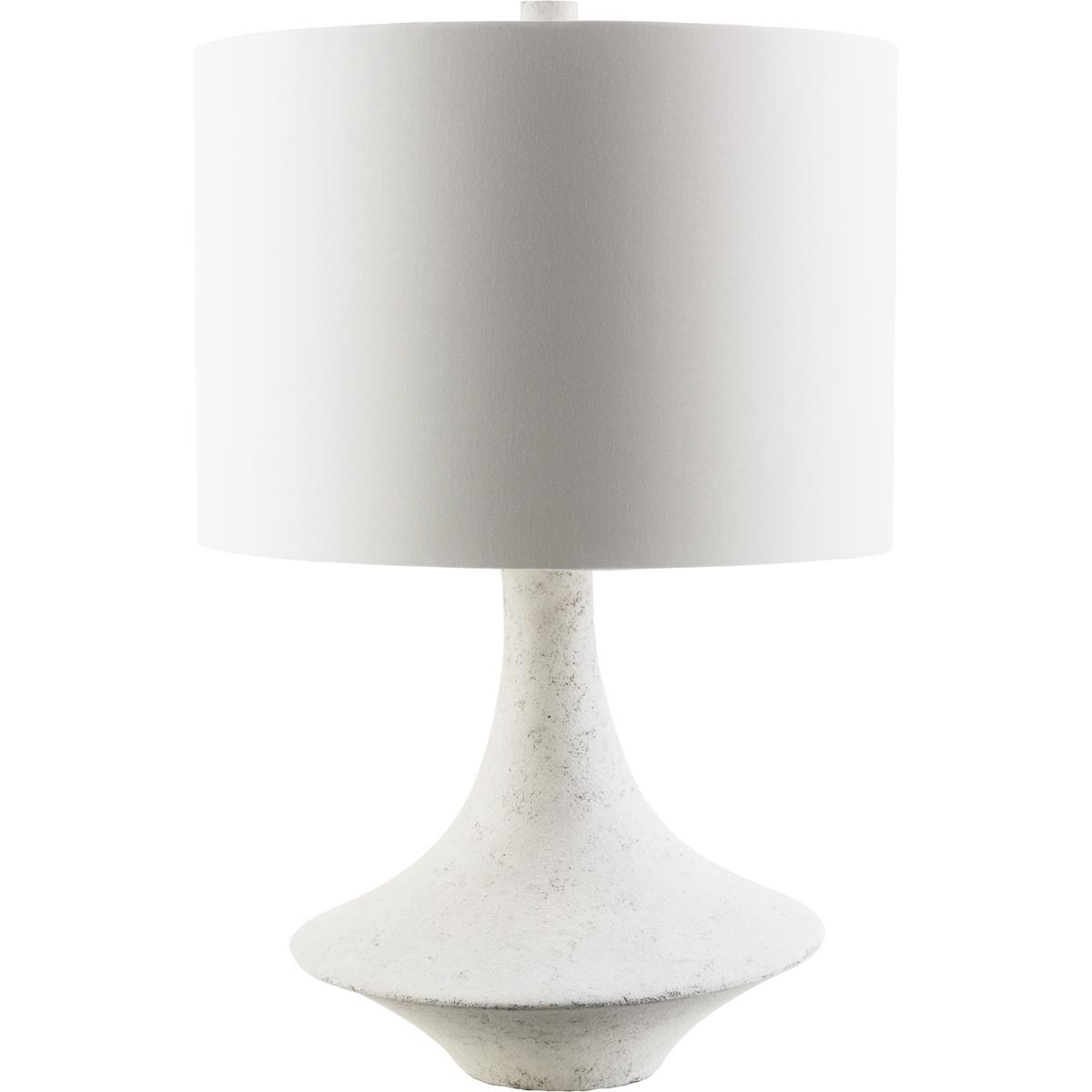 Surya BRY340-TBL Bryant 23 inch 100 watt White Table Lamp Portable Light