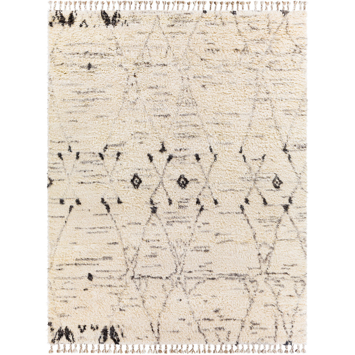 Surya CME2304-810 Camille 120 X 96 inch Cream Rug in 8 x 10, Rectangle