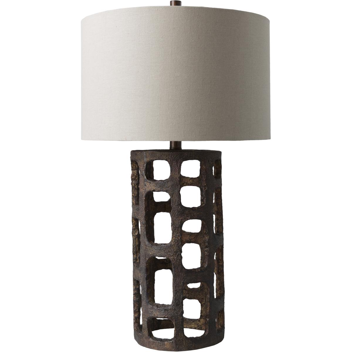 Surya EGE-100 Egerton 28.5 inch 100 watt Bronze Table Lamp Portable Light
