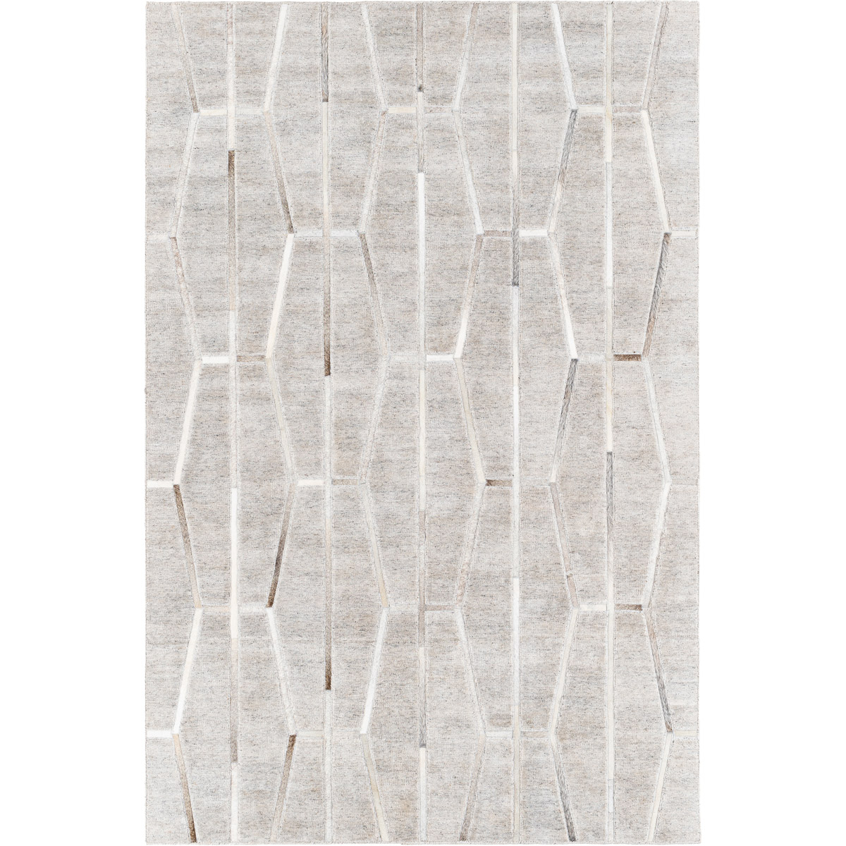 Surya ELQ2300-576 Eloquent 90 X 60 inch Light Gray Rug in 5 x 8, Rectangle