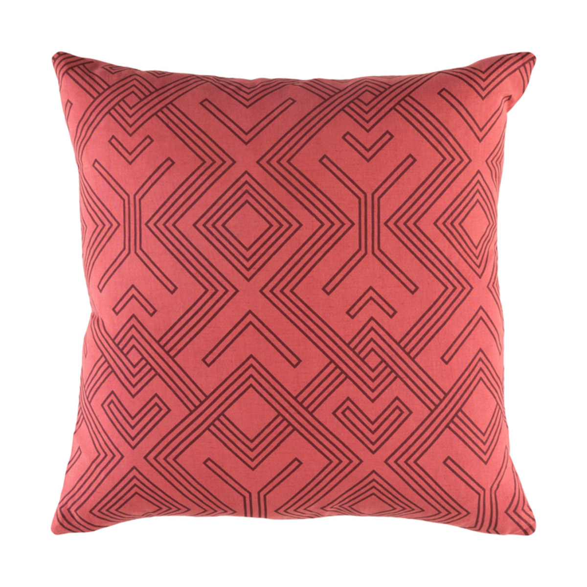 Surya ETPA7233-1818P Ethiopia 18 X 18 inch Rust Pillow Kit, Square