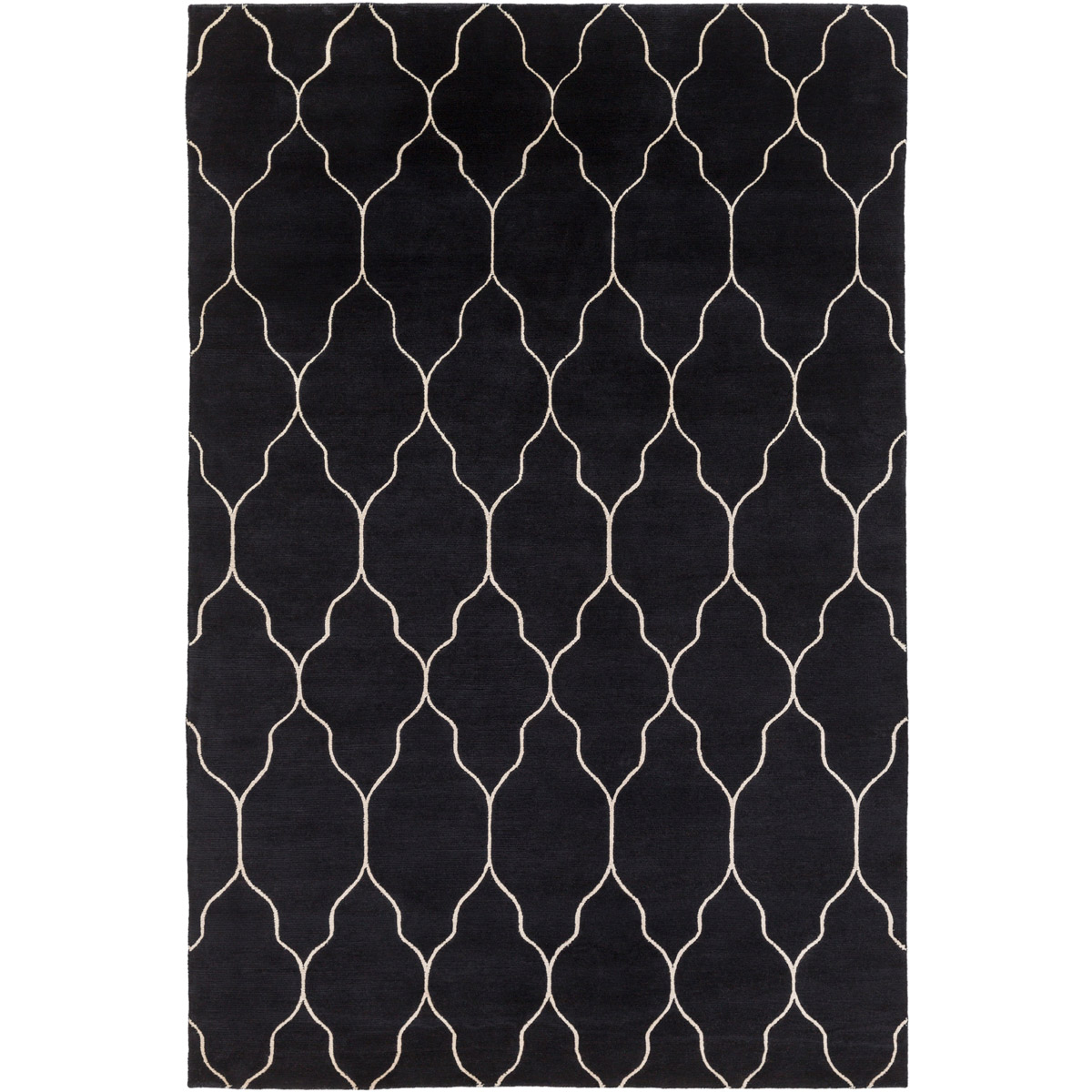 Surya GAT1014-58 Gates 96 X 60 inch Black, Beige Rug