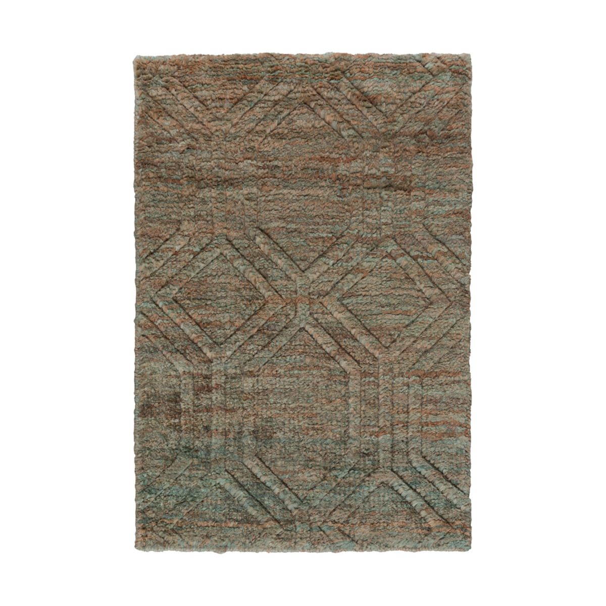 Surya GLO1004-23 Galloway 36 X 24 inch Green and Neutral Area Rug, Jute