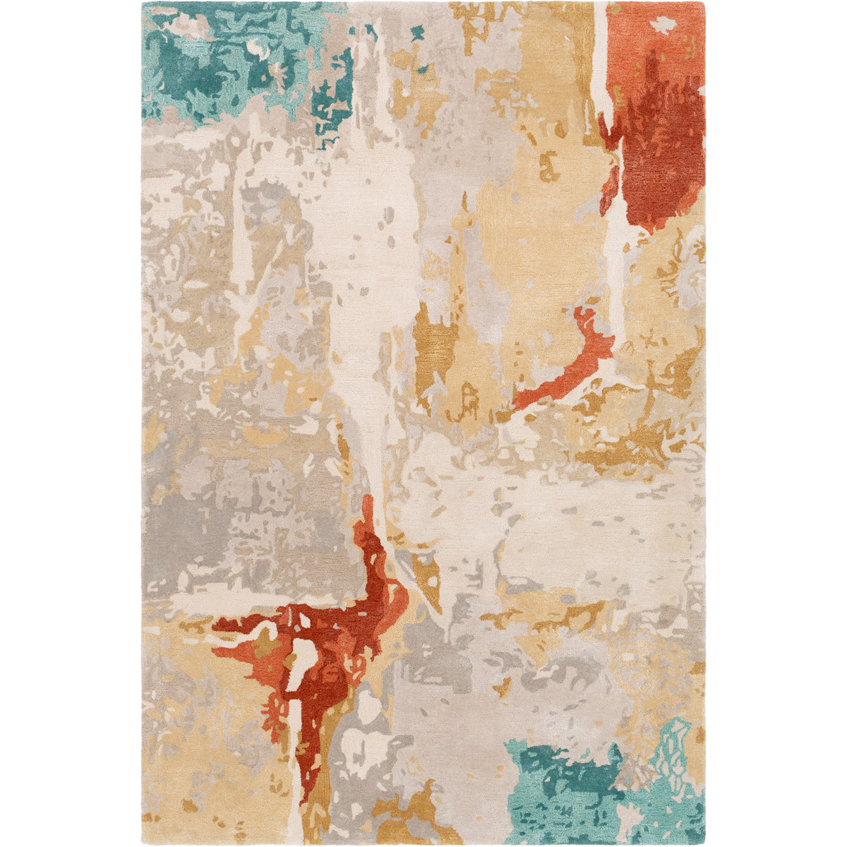Surya KVT2305-81012 Kavita 144 X 106 inch Brick Red Rug in 9 X 12, Rectangle