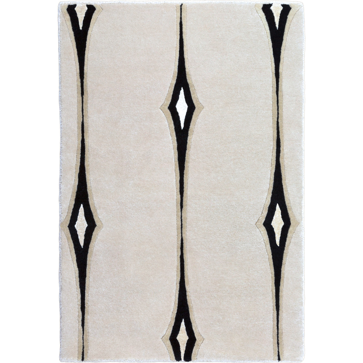 Surya LMN3002-23 Luminous 36 X 24 inch Beige/Black/Taupe/Light Gray/White Rugs, Wool