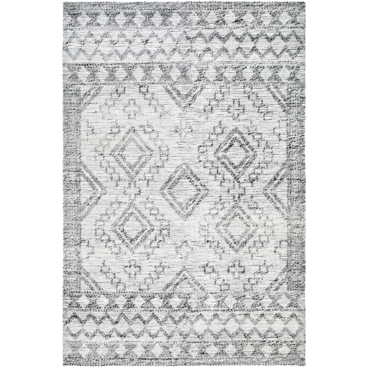 Surya NPO2305-69 Napoli 108 X 72 inch Light Gray Rug, Rectangle