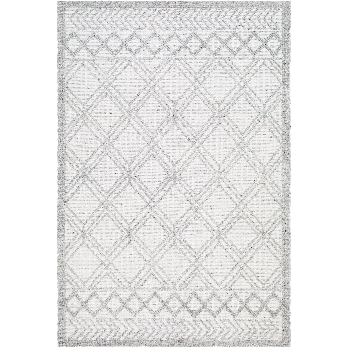 Surya NPO2310-23 Napoli 36 X 24 inch White Rug, Rectangle