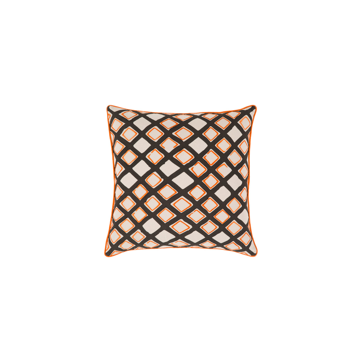 Surya OMO001-2222P Omo 22 X 22 inch Saffron and Cream Throw Pillow