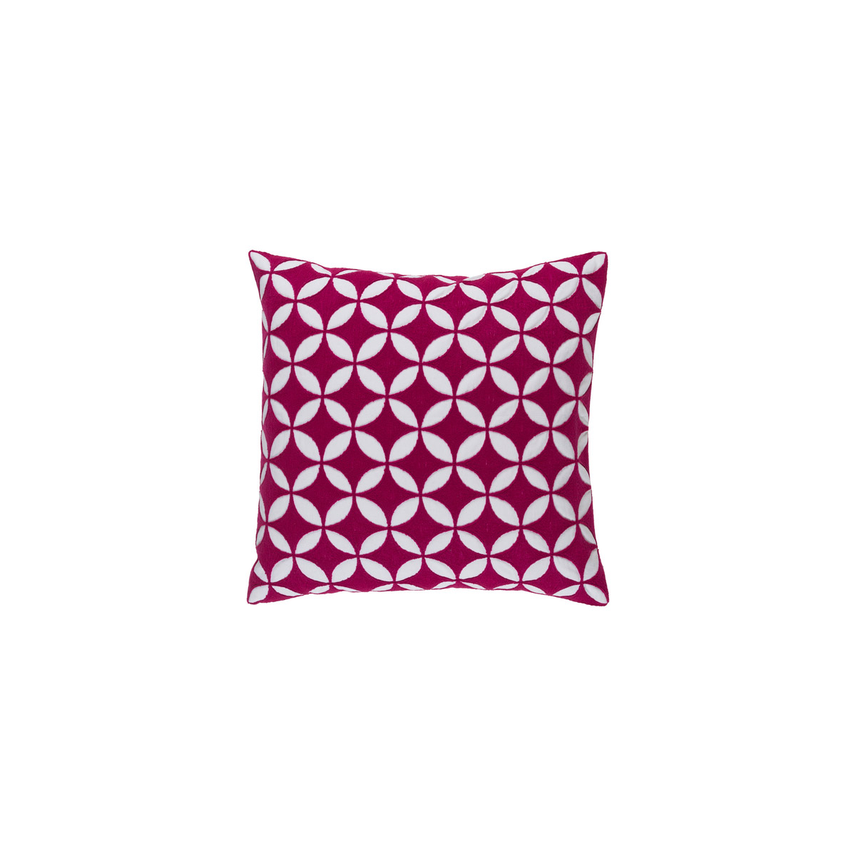 Surya PER002-2020P Perimeter 20 X 20 inch Bright Pink and White Throw Pillow