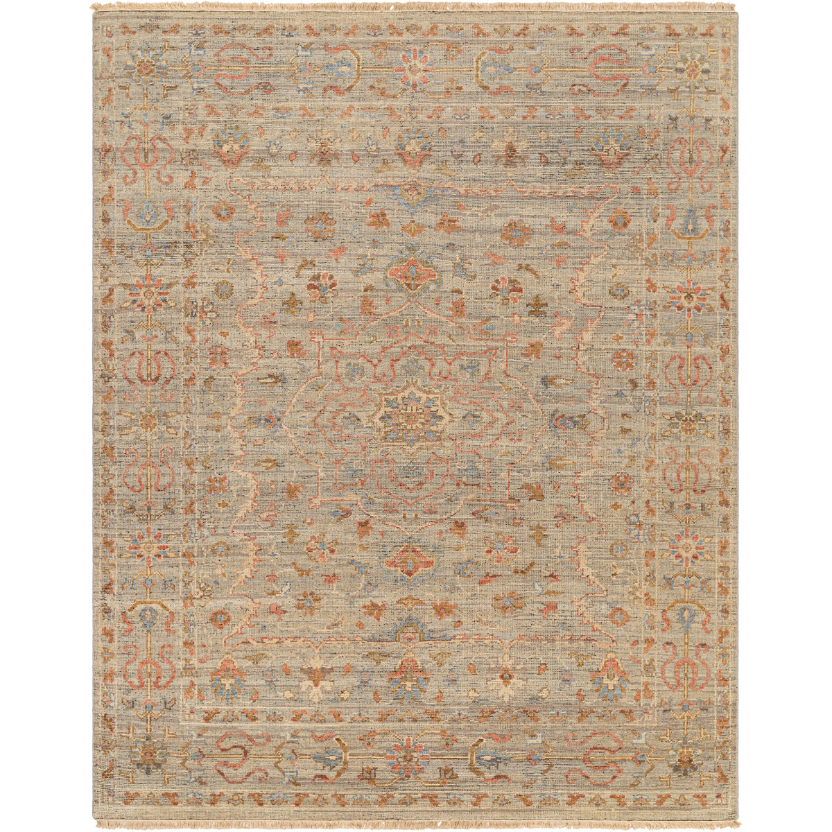 Surya REG2321-69 Reign 108 X 72 inch Dusty Coral Rug, Rectangle