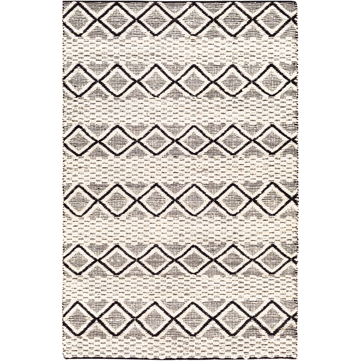 Surya SBB2301-576 Santa Barbara 90 X 60 inch Cream Rug in 5 x 8, Rectangle