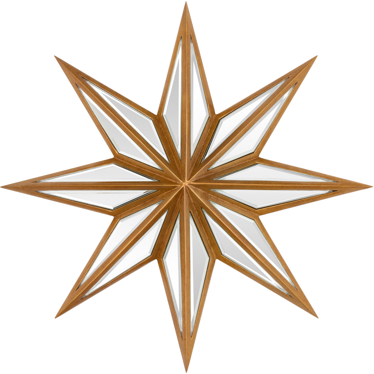 Surya SFS001-2222 Starfish 22.4 X 22.4 inch Brick Mirror, Medium