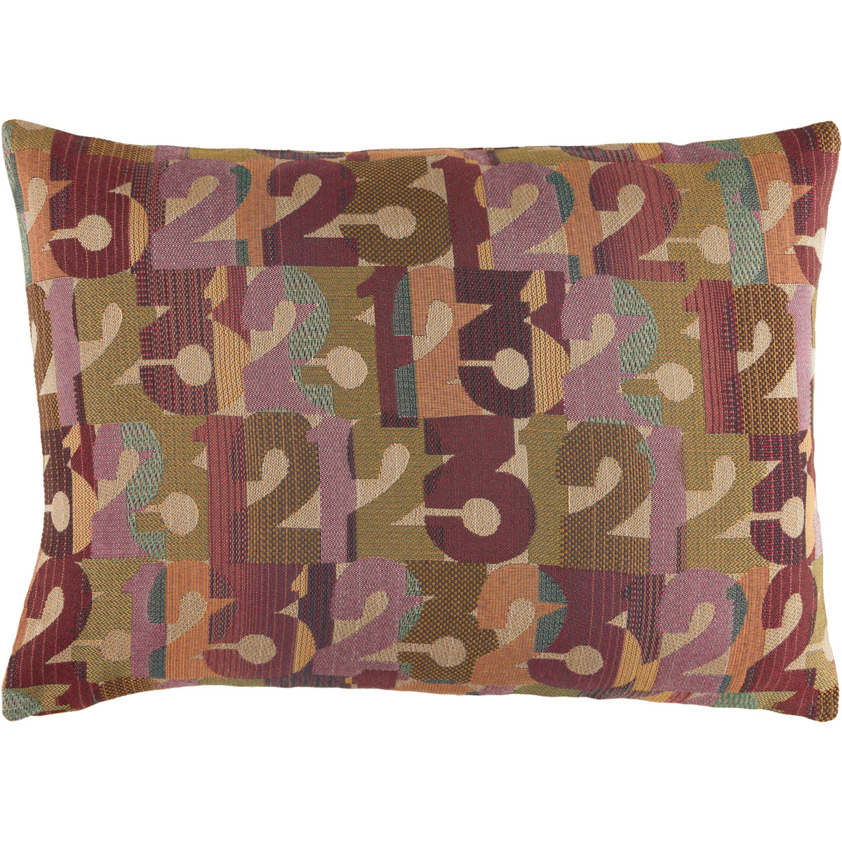 Surya SHP001-1319P Shoop Shoop 19 inch Mint, Beige, Dark Purple, Olive Pillow Kit
