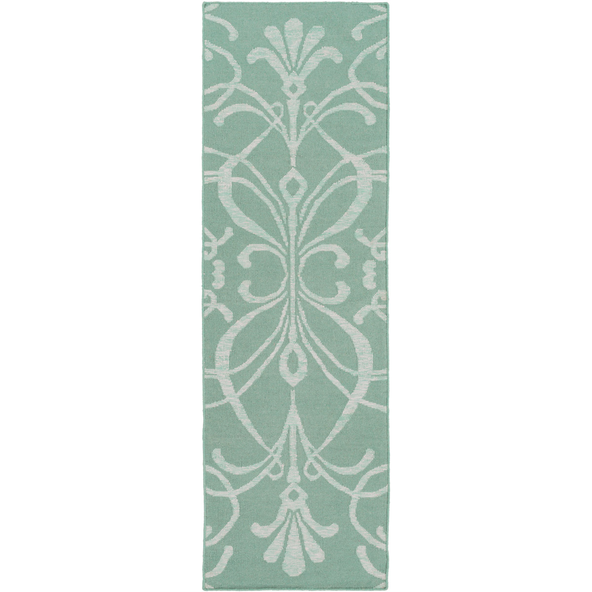 Surya SLM1031-913 Stallman 156 X 108 inch Seafoam, Cream Rug