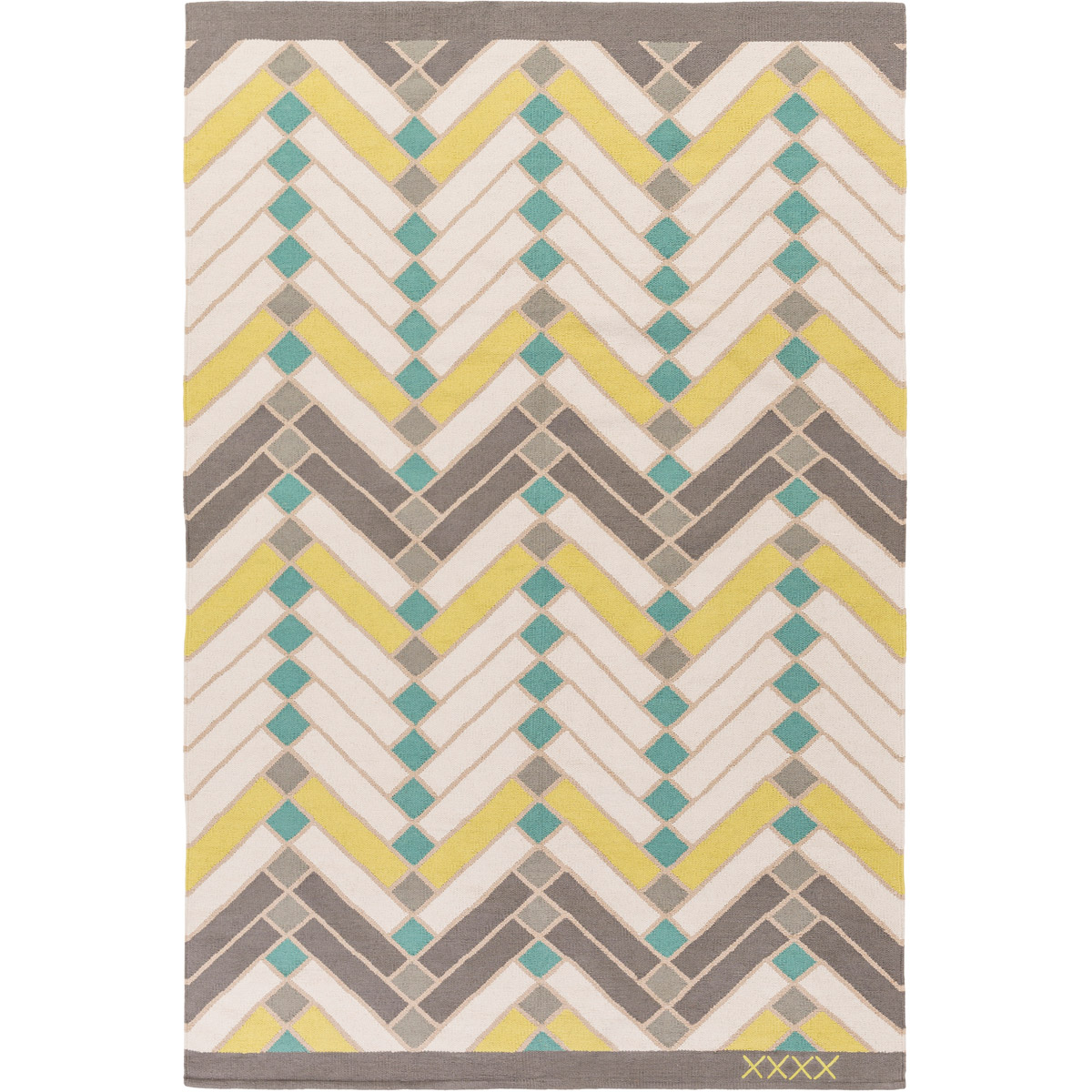 Surya SNH8002-810 Savannah 120 X 96 inch Green and Blue Area Rug, Cotton