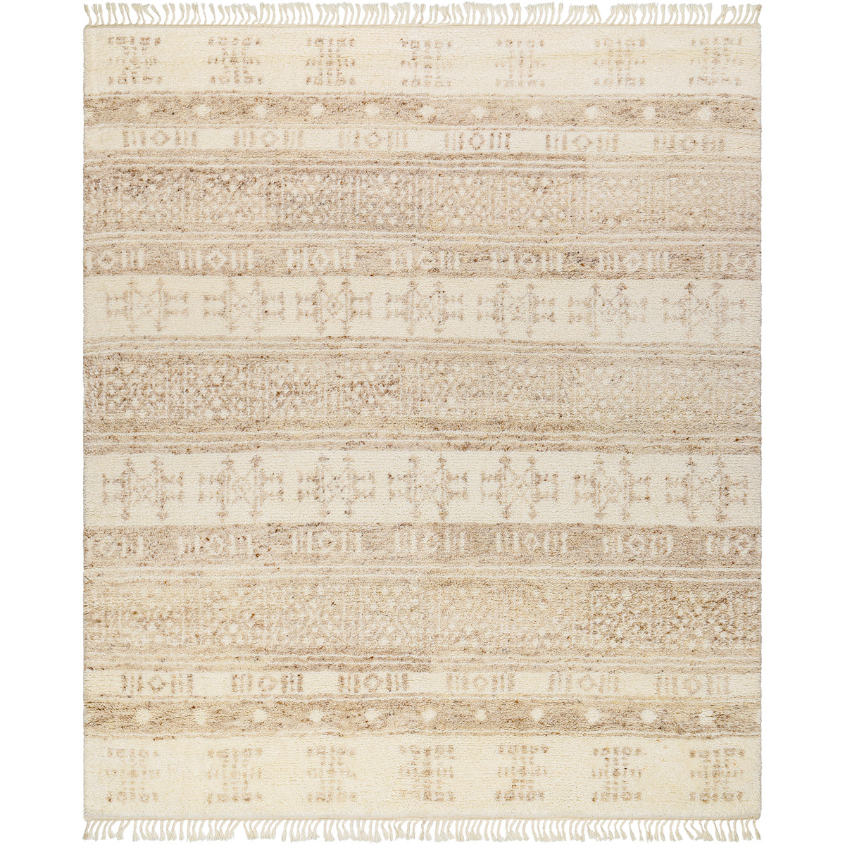 Surya TLS2301-69 Tulsa 108 X 72 inch Light Beige Rug, Rectangle