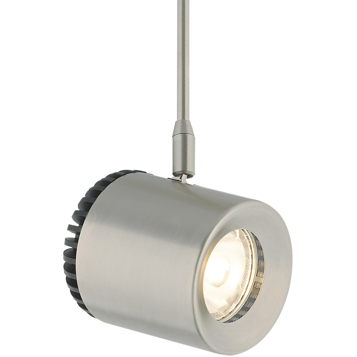 Visual Comfort Modern Collection 700MOBRK9272012S Burk 1 Light Satin Nickel Low-Voltage Head Ceiling Light