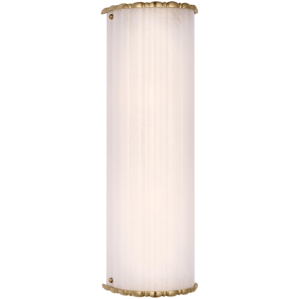 Lighting New York ARN2014HAB-WG Visual Comfort Signature Collection AERIN Rosehill LED 6.5 inch Hand-Rubbed Antique Brass Linear Sconce Wall Light ARN