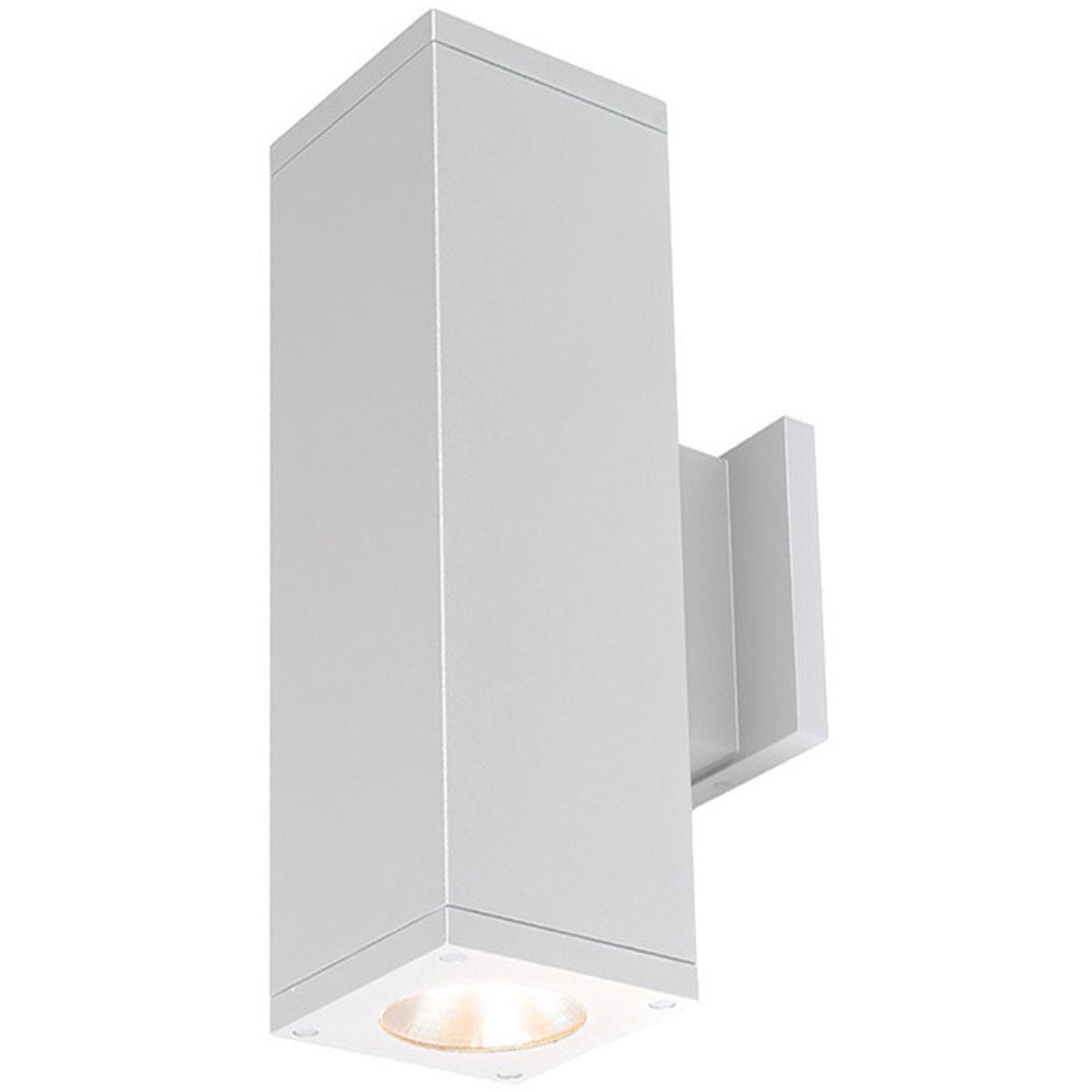 WAC Lighting DC-WD06-N830S-WT Cube Arch LED 5.5 inch White Sconce Wall Light in Narrow, 85, 3000K, Straight Up/Down