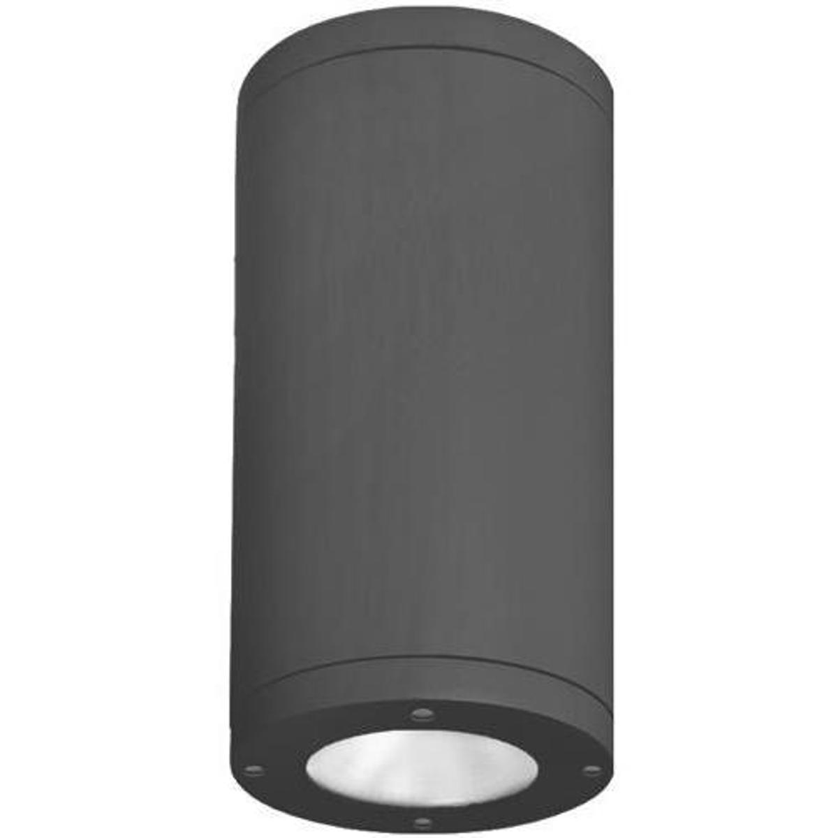 WAC Lighting DS-CD06-S40-BK Tube Arch LED 6.38 inch Black Outdoor Flush in Spot, 85, 4000K