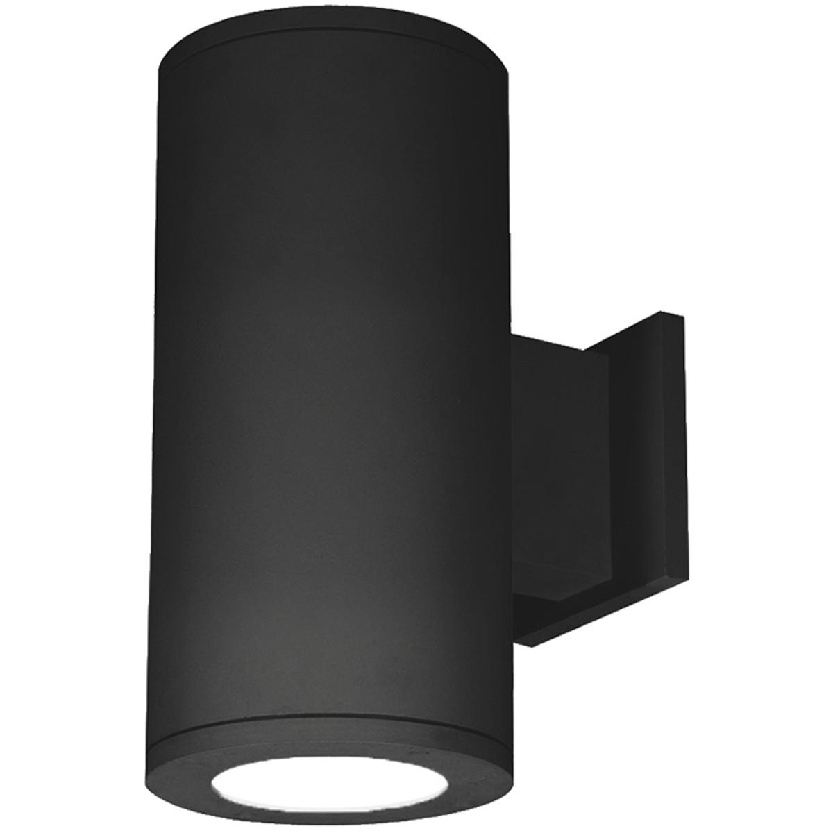 WAC Lighting DS-WD05-F30C-BK Tube Arch Sconce Wall Light in 3000K, Black